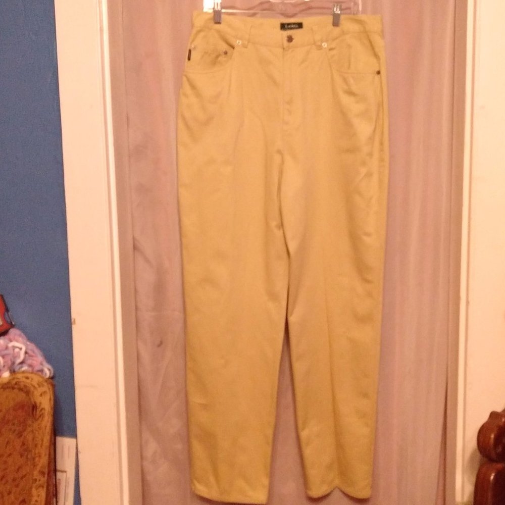 Vintage LRL Tan 5-Pocket Cotton Pants Higher Waist